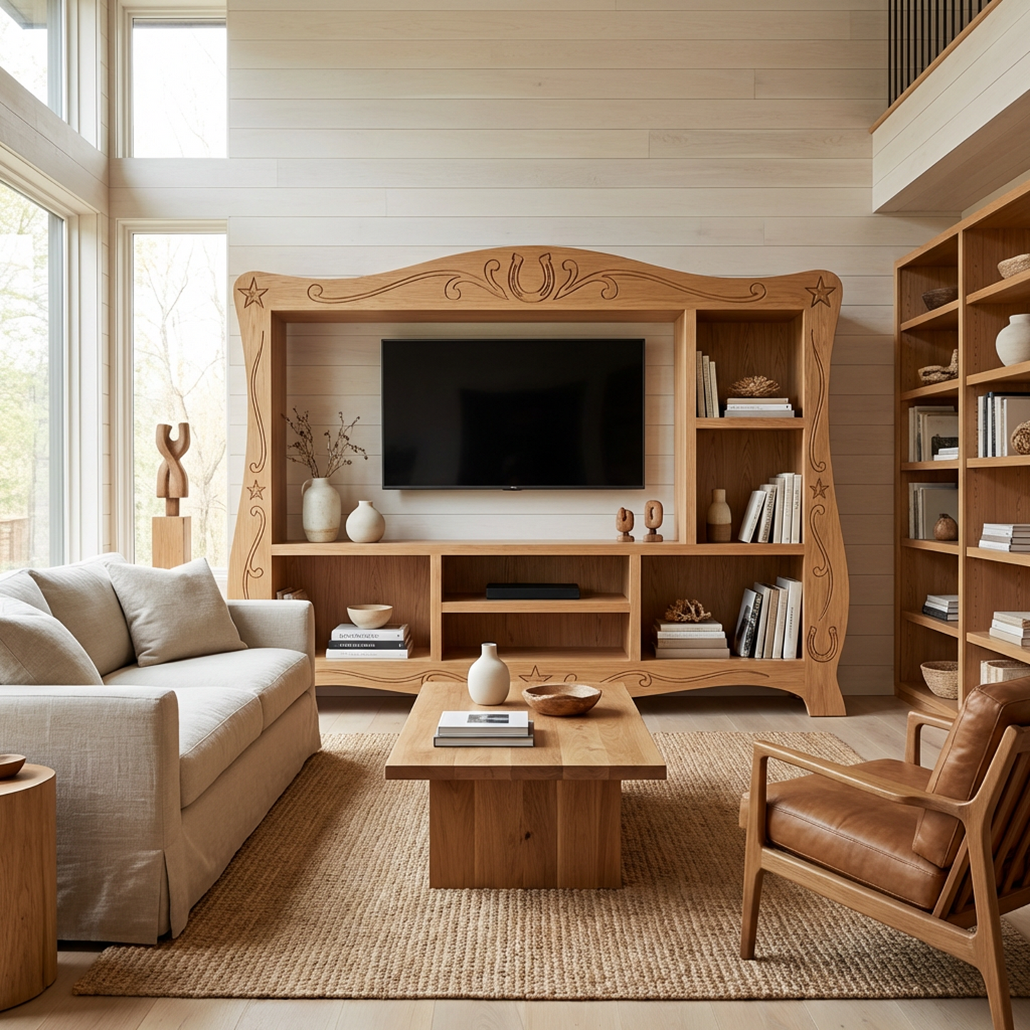 Rustic Wooden TV Stand / Media Console